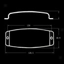 Steel Guitar Pickup Cover Protector for Jazz Bass Electric Bass Guitar New