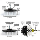 Drill Brush Attachment Set - Power Scrubber Brush Cleaning Kit - All Purpos