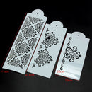 Lace Flower Cake Cookie Fondant Side Baking Stencil Wedding Decorating Tool P sp