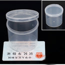 5pcs Round Plastic/Clear/Transparent Collection Containers Cases Storage Box  Hn