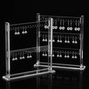 Acrylic Earrings Ear Studs Necklace Jewelry Display Rack Stand Organizer Je L6I6