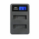 Sjcm Battery Usb Lcd Display Dual Port Charger For Sjcm Sj4000/Sj5000/6000/