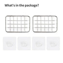 2-Pack Soap Holder, Rustproof Soap Dish With Adhesive Wall Mounted For Bath