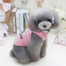Cute Pattern Pet Puppy Dog Cat Pet Clothes Dress Vest T Shirt  Pink L