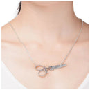 1PC New Fashion Cute Mini Scissor Pendant Necklace Charms Jewelry Gift