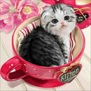 5D DIY Full Drill Diamond Painting Cat Cross Stitch Mosaic Kit Home Decor