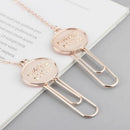 Cute Hair Ball Trojan Color Feather Pendant Bookmark Metal Pendant Book Folder