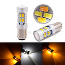 2 x WHITE 1157 5W BAY15D 5630 20smd CAR STOP TAIL BRAKE LED BULBS LAMP LIGHT