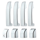 8Pc Durable Outer Side Door Handle Cover Trim Kit for Range Rover L322 02-12