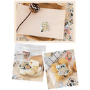 45pcs Cute Little Raccoons DIY Diary Stickers Paper Labels Gift Packaging De JR
