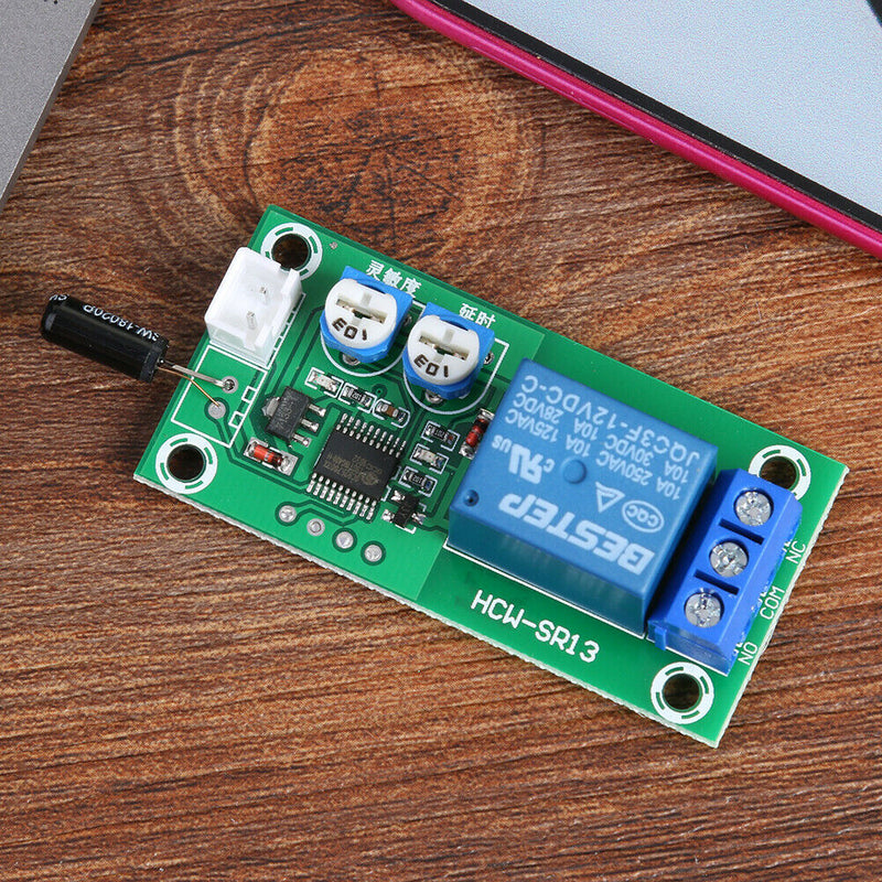 Vibration Sensor Trigger Board Relay Switch Module for DIY Alarm System A