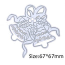 Christmas Bell Cutting Dies Stencils Scrapbook Embossing DIY Craft Card