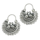 Couple Parrot Carved Earrings Ethnic Retro Ear Hook for Women Jewelry Gift