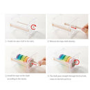 2 pack Transparent visible Desktop Tape Dispenser (not included Masking Tap R4H6