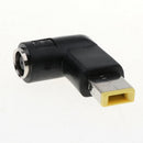 Heavy Duty 7.9mm x 0.9mm DC Jack Female to Square Elbow Plug For Lenovo
