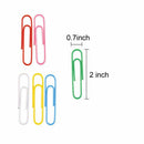 300 Pieces Large Colouful Paper Clips, 2 Inch I4E9