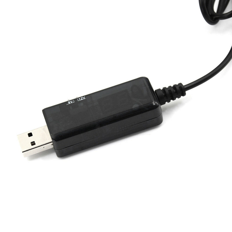 USB Boost Cable 5V Step Up to 9V 12V Voltage Converter 1A Step-up Display B Gw