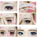 Korean 3 Style Mini Brow Class Drawing Guide Eyebrow card Template helper Z