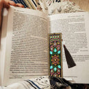 DIY Special Shaped Diamond Painting Leather Tassel Bookmark Creative Crafts
