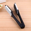 Plywood Bristles Comb Straightener Electric Heat Brush Hair Straightener