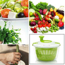 Food Dehydrators Vegetable Dehydrator Spin Dryer Basin Kitchen Manual Y9L6