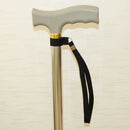 6x Durable Nylon Walking Stick Ropes Hand Wrist Straps Anti Lost Black 24cm