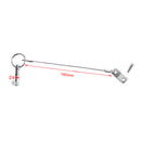 3x 316 Stainless Steel Quick Release Pin Lanyard With