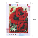 DIY Red Rose Diamond Painting Cross Stitch Kit Embroidery Home Decor Craft
