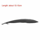 50pcs Dyed Goose Feathers DIY Hairstyles Decor Jewelry Wedding Party - Blac I3I7