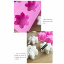 6Six Silicone Snowflake Mold Candle Soap DIY Aromatherapy Plaster CandleY Hn