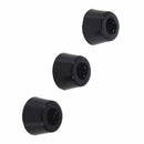60 Pcs Universal TapeRed Black Rubber Feet Bumper Pad Washer 15mmx10mm X2H3