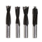 4 Pack Carbide 11-14mm Cutter Diameter Brad Point Boring Bits CNC Woodworking