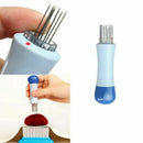 Needle Felting Handle Clover with Seven Needles Wool Tool Applique Craft AU///