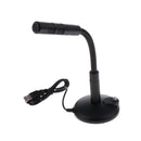 USB Stand Microphone For Laptop Desktop PC Computer