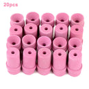 20pcs Air Sandblaster Tips Ceramic Nozzle Sand Blasting 4.5mm Professional Mini
