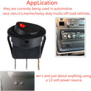 20PCS 4 Colors ROCKER SWITCH Toggle 12V Led Light Car Auto Boat Round ON/OFF