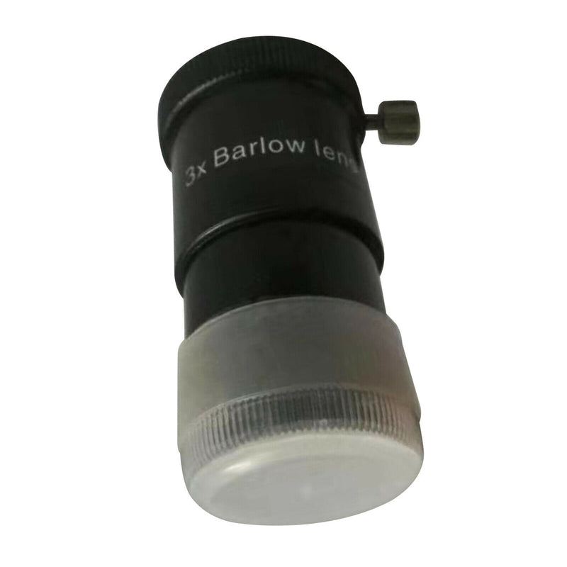 1.25'' Telescope Eyepiece Barlow Lens 3X Magnification Universal T Ring Adapter
