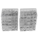 500pcs/set No.3-12 10 Types Black Nickel Fishing Hooks Fishing Accessories