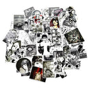 56Pcs Horror Comics Stickers Japanese ITO leap second Laptop Luggage D NT3C