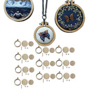 30mm x 25mm Mini Wooden Embroidery Hoops Frame for Craft Decoration Jewellery