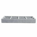 8 Grid Velvet Jewelry Ring Earrings Display Box Tray Holder Storage Showcas U7F9