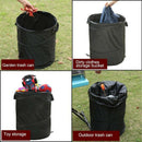 Collapsible Trash Can Portable Folding Oxford Cloth Storage Bucket Garden L B7V5