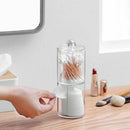 Acrylic Transparent Box Makeup Cotton Pad Round Container Storage Holder Case