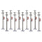 10Pcs Standard 1:87 Mini Electric Line Pole For Train Park Layout HO Scale