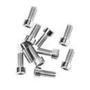 10pcs/bag Bike Water Bottle Cage Bolts Tapping Screw for Bottle Holder Rack A