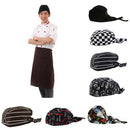 4x Bandana Hat Outdoor Cycling Chef Cap for Men Women Black