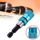 Adjustable1/4in Screw Depth Bit Holder Hex Driver Magnetic Tip Home Hand To J6G1