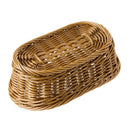 Oval Wicker Woven Basket Bread Basket Serving Basket, 11 Inch Storage Baske E7N4