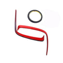 1 Pair Car Painted ABS Rear Bumper Splitter Spoilers Canard Rear Bumper Sid