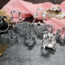 Random Christmas Cookie Cutter Stainless Steel Cut Candy Biscuit Cutters MoulMO